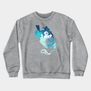 Aladdin Watercolor Genie Crewneck Sweatshirt
